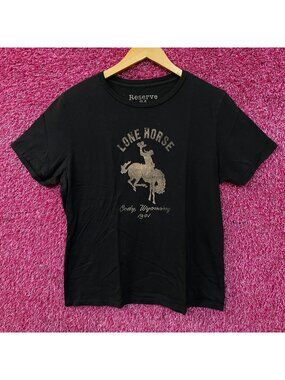 Reserve Lone Horse Cody Wyoming 1901 Graphic T-Shirt 2XL